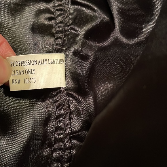 Oscar Piel perfect motorcycle leather vest Sz M - Picture 5 of 9